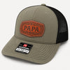 Tooled Leather Style Papa Patch Hat
