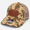 Tooled Leather Style Papa Patch Hat