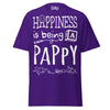 Happiness is Being a Pappy - Unisex classic tee — Purple — front view