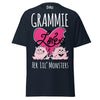 Grammie Loves Her Lil Monsters - Unisex classic tee — Navy — front view