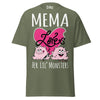 Mema Loves Her Lil Monsters - Unisex classic tee — Military Green — front view