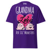 Grandma Loves Her Lil Monsters - Unisex classic tee — Purple — front view