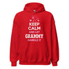 Keep Calm and Let Grammy Handle It - Unisex heavy blend hoodie — Red — front view