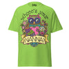 Whooo's Your Nanna? - Unisex classic tee — Lime — front view