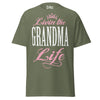 Livin' the GRANDMA Life - Unisex classic tee — Military Green — front view
