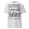 Happiness is Being a Nanny - Unisex classic tee — Ash — front view