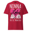 Nonna Loves Her Lil Monsters - Unisex classic tee — Cardinal — front view