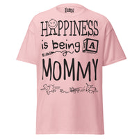 Happiness is Being a Mommy - Unisex classic tee — Light Pink — front view