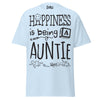 Happiness is Being an Auntie - Unisex classic tee — Light Blue — front view
