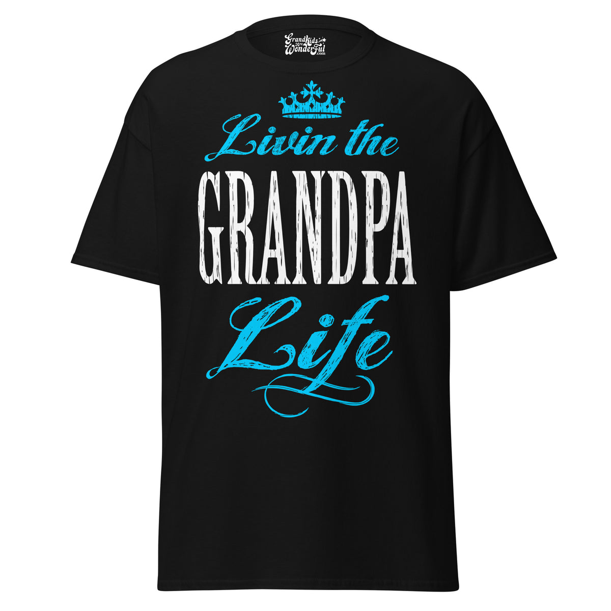 Livin' the GRANDPA Life - Unisex classic tee — Black — front view