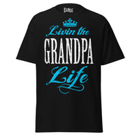 Livin' the GRANDPA Life - Unisex classic tee — Black — front view