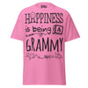 Happiness is Being a Grammy - Unisex classic tee — Azalea — front view