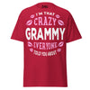 I'm that Crazy GRAMMY - Unisex classic tee — Cardinal — front view