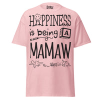 Happiness is Being a Mamaw - Unisex classic tee — Light Pink — front view