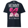 Mommy Loves Her Lil Monsters - Unisex classic tee — Navy — front view