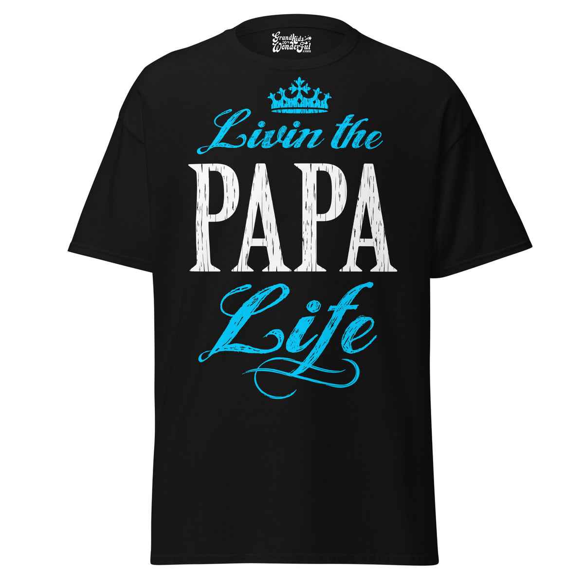 Livin' the PAPA Life - Unisex classic tee — Black — front view