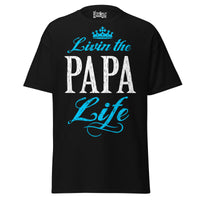 Livin' the PAPA Life - Unisex classic tee — Black — front view