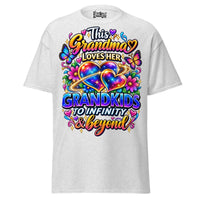 This Grandma Loves Her Grandkids - Unisex classic tee — Ash — front view