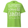 Happiness is Being a Grandpa - Unisex classic tee — Lime — front view