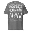 Happiness is Being a Papaw - Unisex classic tee — Graphite Heather — front view