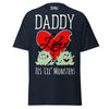 Daddy Loves His Lil Monsters - Unisex classic tee — Navy — front view