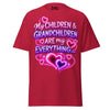 My Children & Grandchildren are my Everything - Unisex classic tee — Cardinal — front view