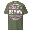 I'm that Crazy MEMAW - Unisex classic tee — Military Green — front view