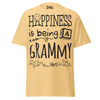 Happiness is Being a Grammy - Unisex classic tee — Yellow Haze — front view