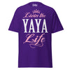 Livin' the YAYA Life - Unisex classic tee — Purple — front view