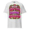 Never Underestimate Granny - Unisex classic tee — Ash — front view