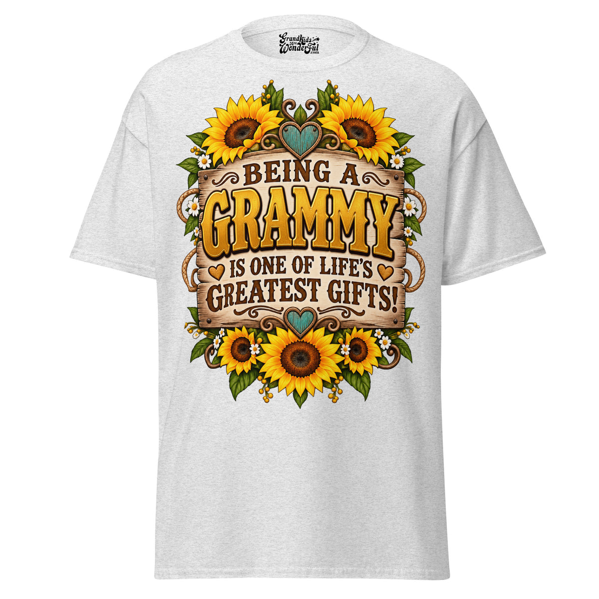 Being a GRAMMY - Unisex classic tee — Ash — front view