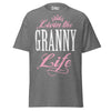 Livin' the GRANNY Life - Unisex classic tee — Graphite Heather — front view