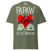 Papaw Loves His Lil Monsters - Unisex classic tee — Military Green — front view