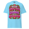 Never Underestimate Granny - Unisex classic tee — Sky — front view