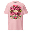 Granny is My Favorite Name - Unisex classic tee — Light Pink — front view