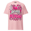 I Love Being MEMAW - Unisex classic tee — Light Pink — front view