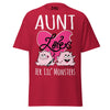 Aunt Loves Her Lil Monsters - Unisex classic tee — Cardinal — front view