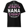 I'm that Crazy NANA - Unisex classic tee — Black — front view