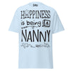 Happiness is Being a Nanny - Unisex classic tee — Light Blue — front view