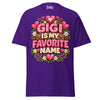 Gigi is My Favorite Name - Unisex classic tee — Purple — front view