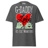 G-Daddy Loves His Lil Monsters - Unisex classic tee — Dark Heather — front view