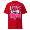 I Love Being NANNY - Unisex classic tee — Red — front view