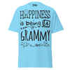 Happiness is Being a Grammy - Unisex classic tee — Sky — front view