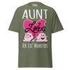 Aunt Loves Her Lil Monsters - Unisex classic tee — Military Green — front view