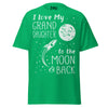 I Love my Granddaughter to the Moon and Back - Unisex classic tee — Irish Green — front view
