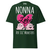 Nonna Loves Her Lil Monsters - Unisex classic tee — Forest Green — front view