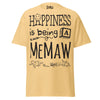 Happiness is Being a Memaw - Unisex classic tee — Yellow Haze — front view