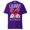 Granny Loves Her Lil Monsters - Unisex classic tee — Purple — front view