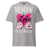Memaw Loves Her Lil Monsters - Unisex classic tee — Sport Grey — front view