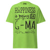 Happiness is Being a G-Ma - Unisex classic tee — Lime — front view